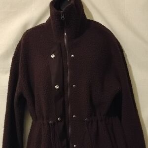 Women's Brown Sweater Jacket